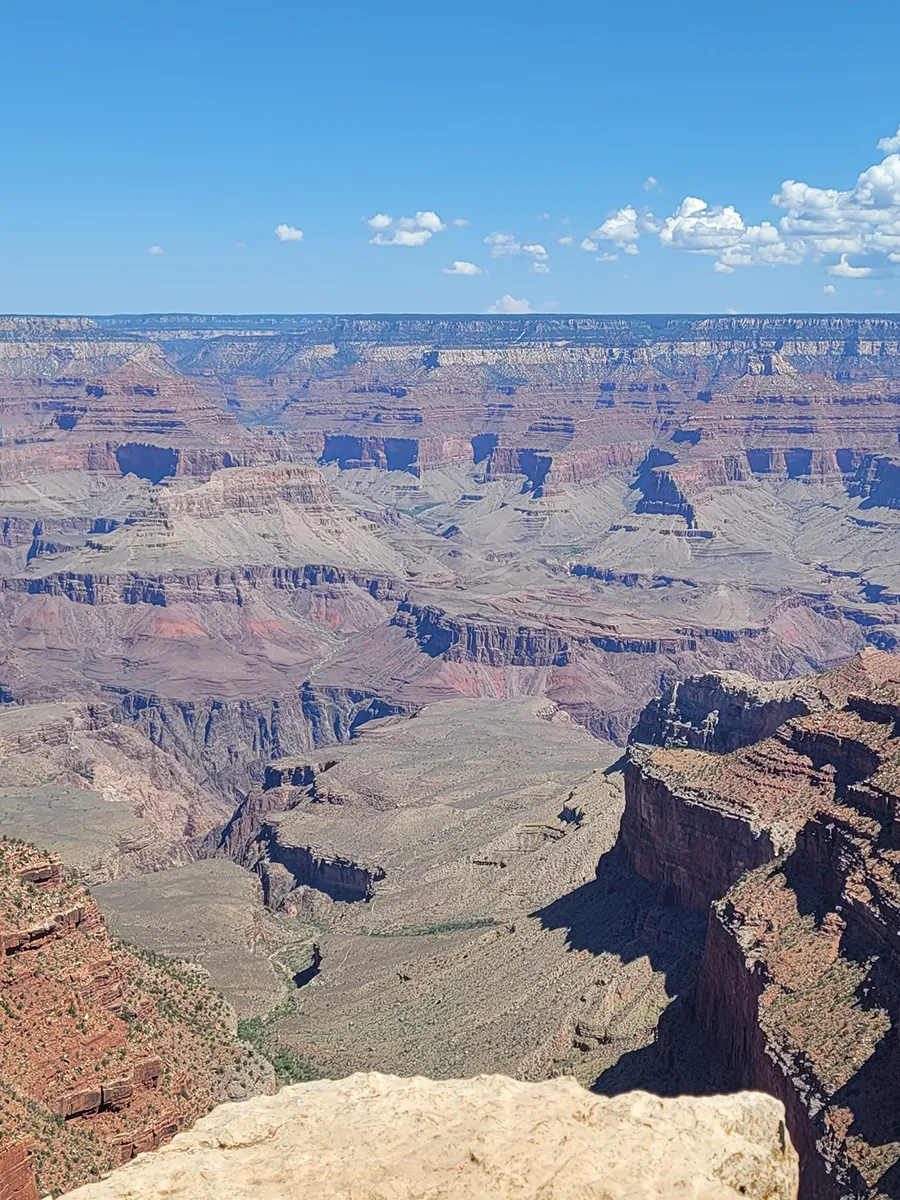 Grand Canyon scenic overlook and canyon landscape.
