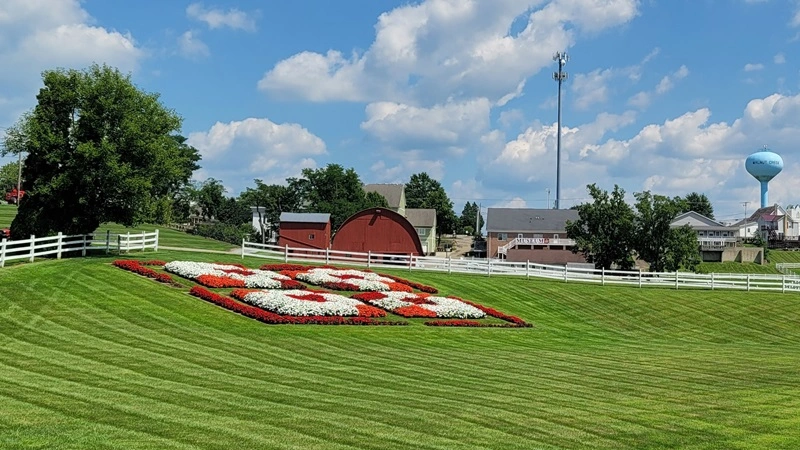 View of Walnut Creek, Ohio.