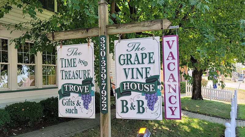 Grapevine House Bed and Breakfast in Winesburg, Ohio