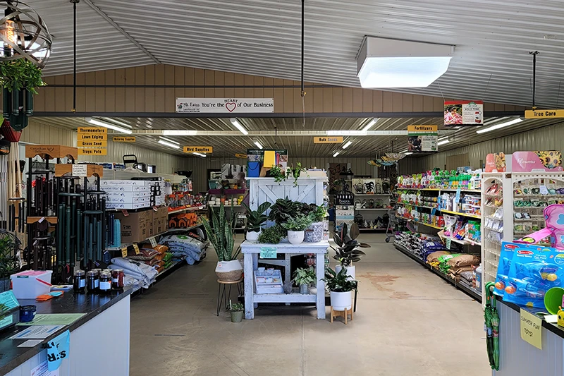 Great selection of gardening supplies
