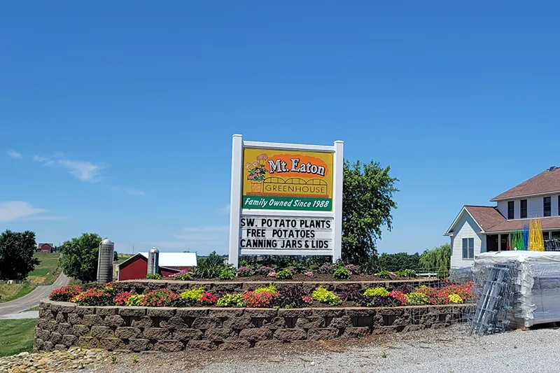 Mt. Eaton Greenhouse marquee