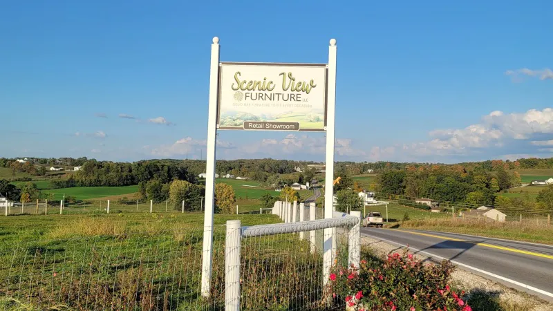 Handcrafted Amish furniture at Scenic View Furniture in Mt Eaton, Ohio