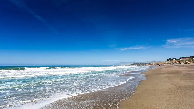 Cambria coastline and town