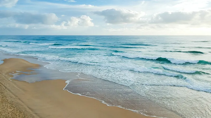 Fishing pier in Port Aransas, Texas with the Gulf in background