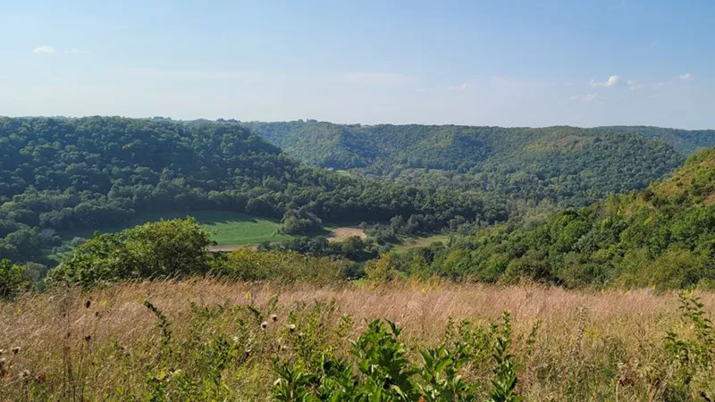 Great River Bluffs State Park goat prairie