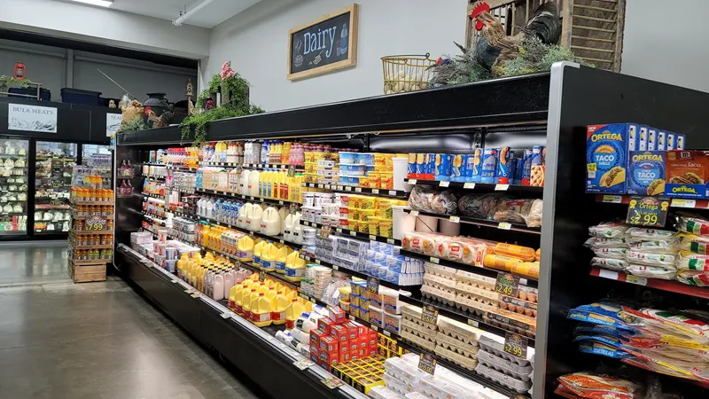 Dairy section