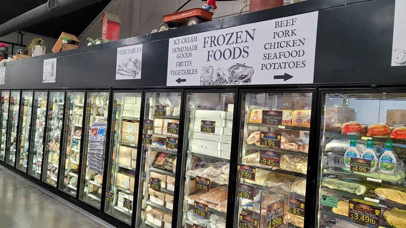 Frozen food section