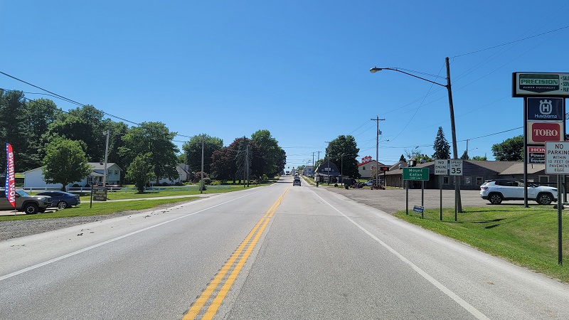 Dover Road (US 250) and Main Street
