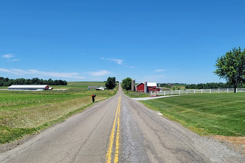 scenic Harrison Road